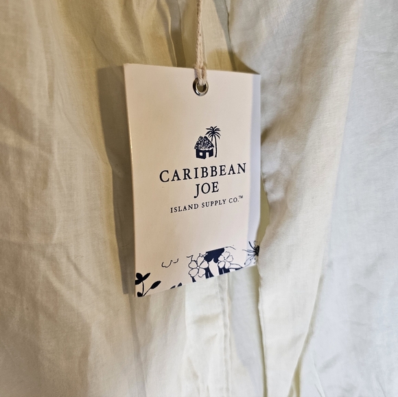 2/$20 Caribbean Joe L Crochet Tunic Top - Picture 6 of 7